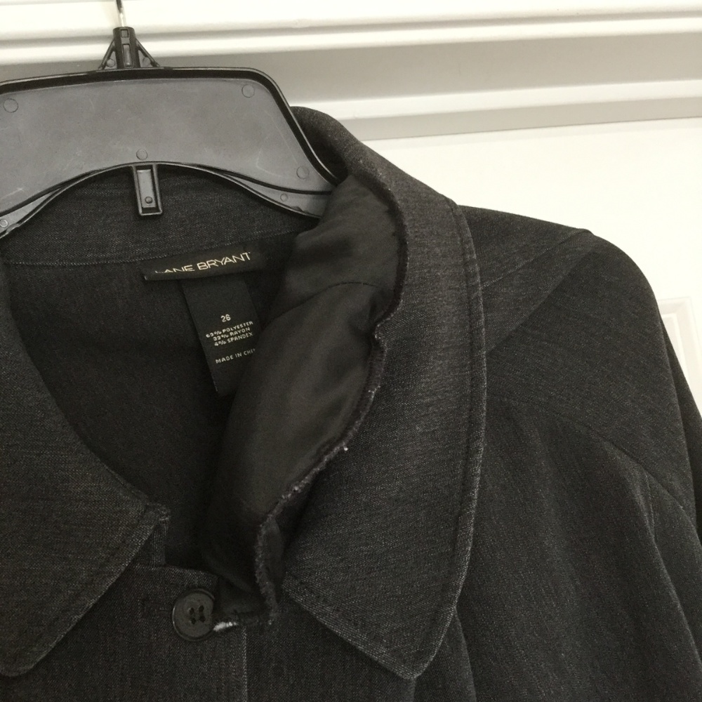 Lane Bryant Size 26 Button Front Jacket Guc - image 5